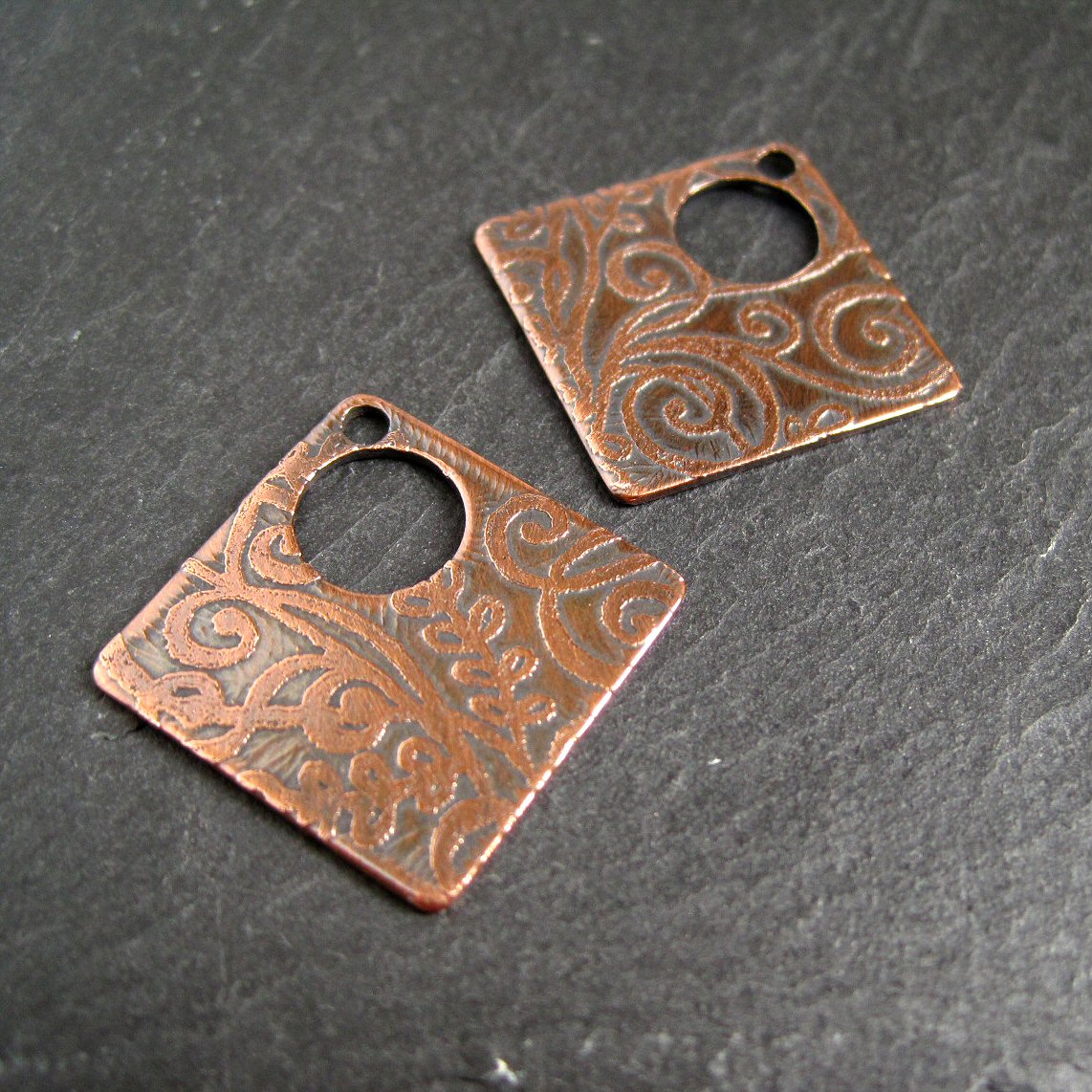 New Etched Copper Findings