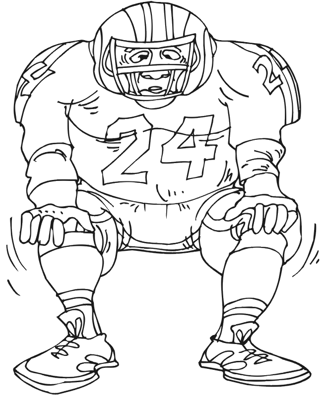 Football Coloring Pages | Learn To Coloring