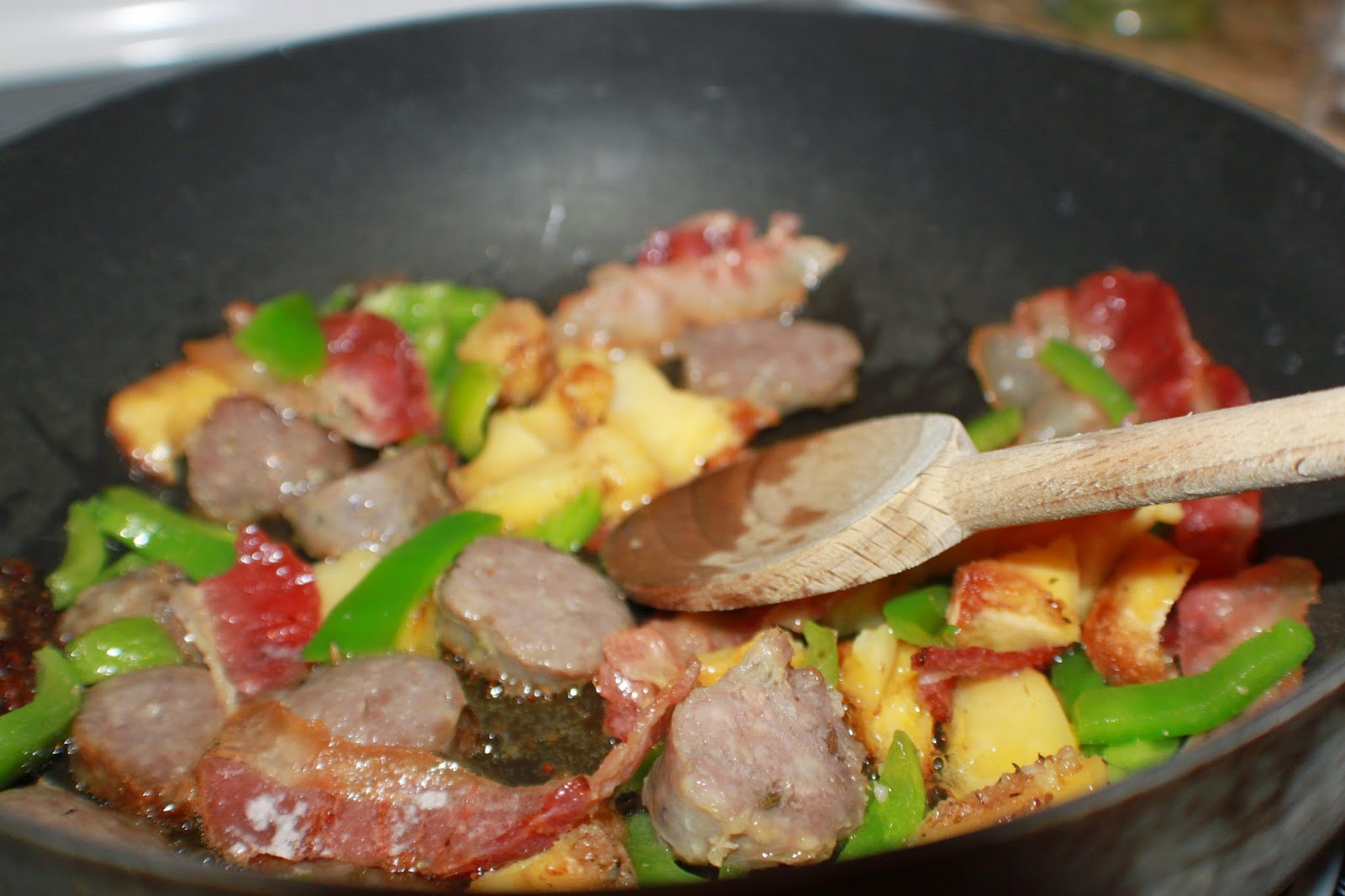 Sausage Eggs Potatoes Giambotta Recipe What's Cookin' Italian Style