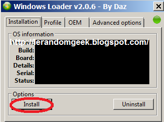Windows Loader V2.0.6 (x32 x64) - By Daz [DwzRG] Download Pc