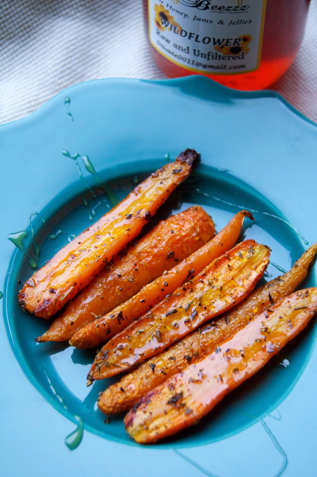 Roasted Carrots with Honey Drizzle | www.kettlercuisine.com