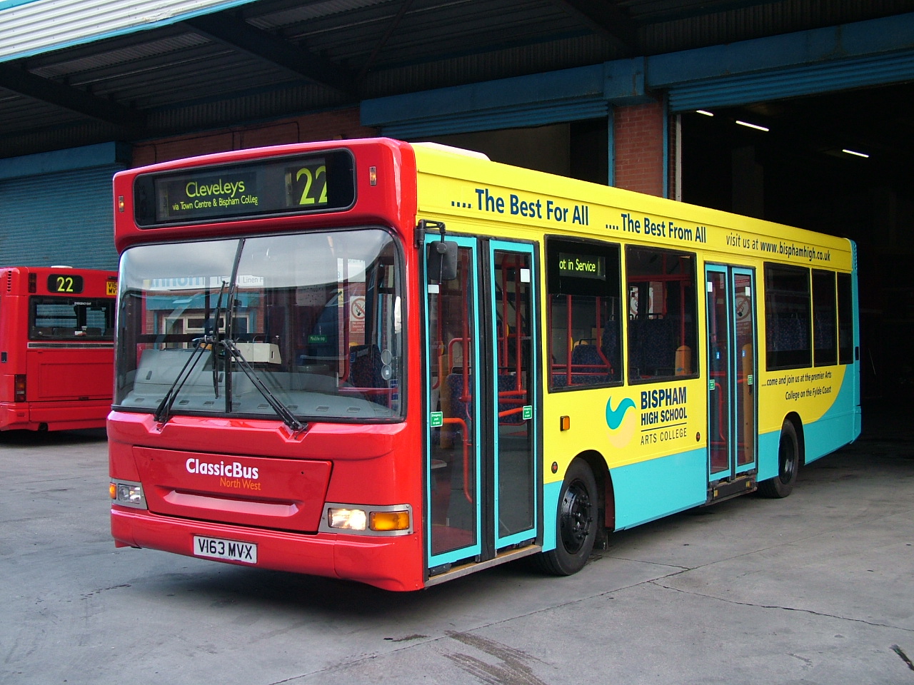 Catch22Bus we're all over Blackpool Bispham High bus ready for the road