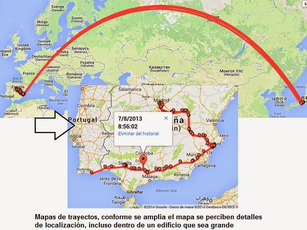 Google Maps y el seguimiento de los movimientos 