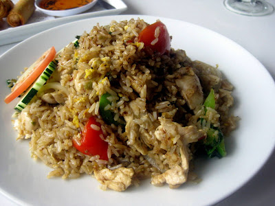 Basil Fried Rice - Dusitra Thai Cuisine - North Haven, CT - Photo by Taste As You Go