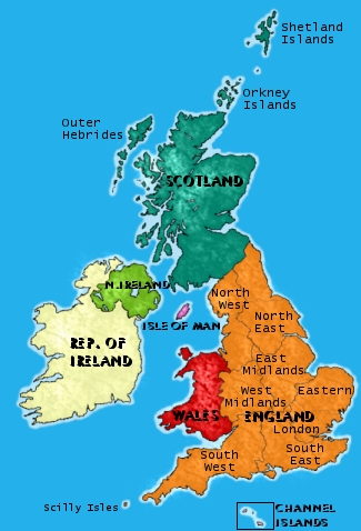 Difference between the uk, great britain, and england