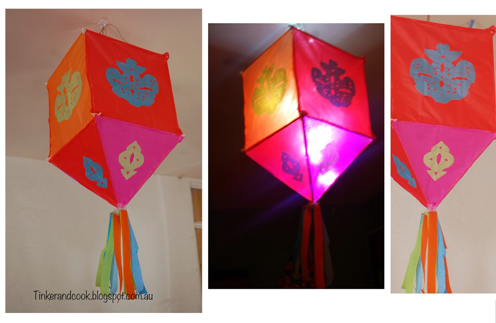 Tinker and Cook Traditional Indian Paper Lanterns with a difference.