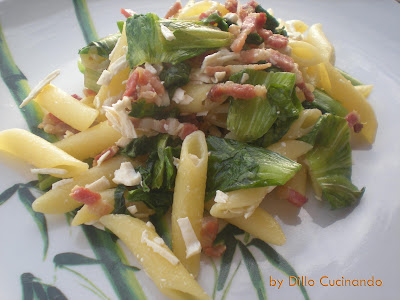 Pasta con guanciale e scarola