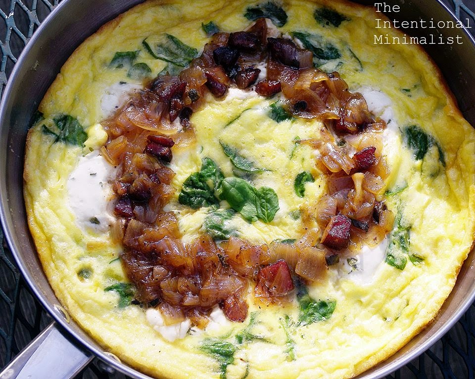 The Intentional Minimalist Spinach, Raclette and Fromage Blanc