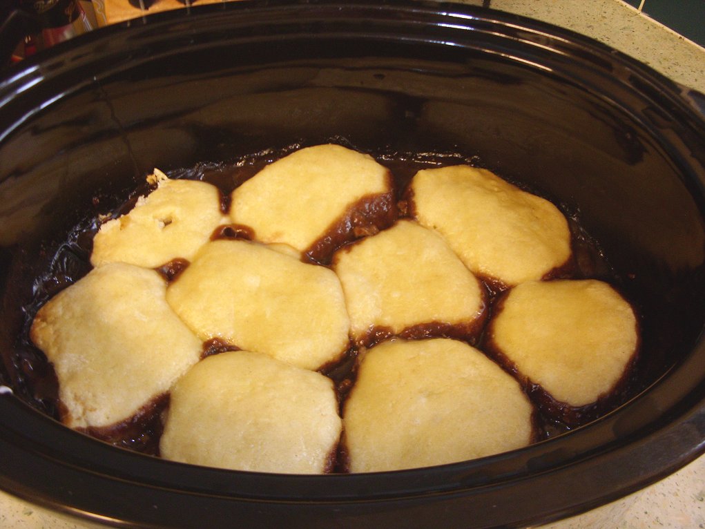 Jenny Eatwell's Rhubarb & Ginger Slow Cooker Beef & Walnut Cobbler
