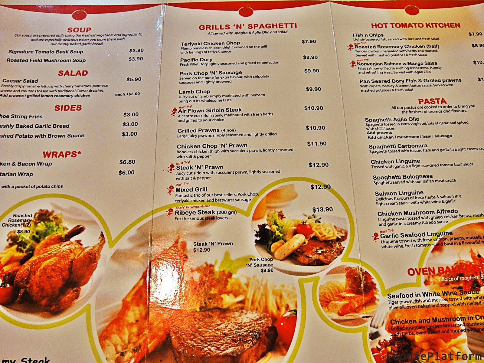 Foodieplatform Hot Tomato Express Dinner (Plaza Singapura Outlet)