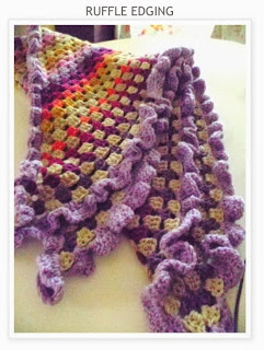 RUFFLE GRANNY SHAWL