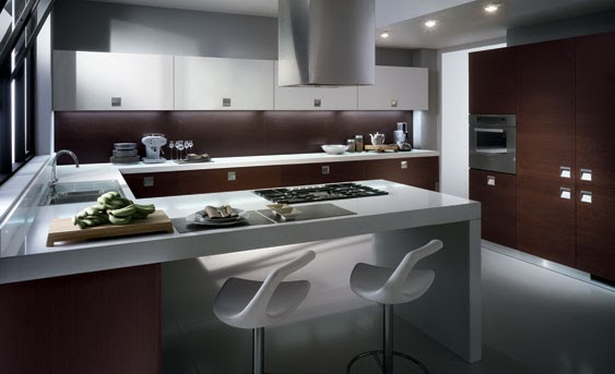 15 Fotos de Cocinas Integrales Modernas Color Chocolate | Ideas para