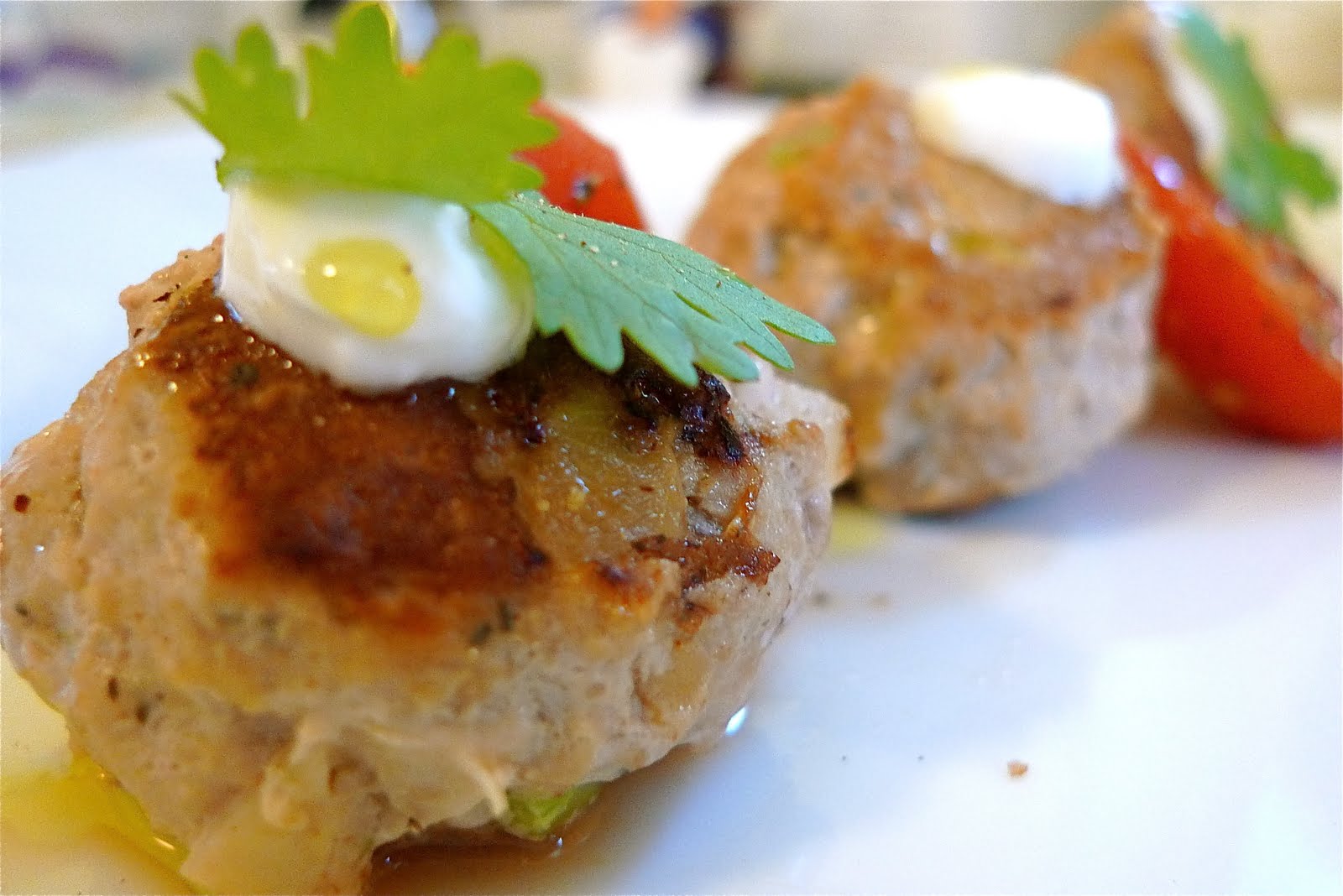 Turkey Meatballs with Sweet Onion and Celery