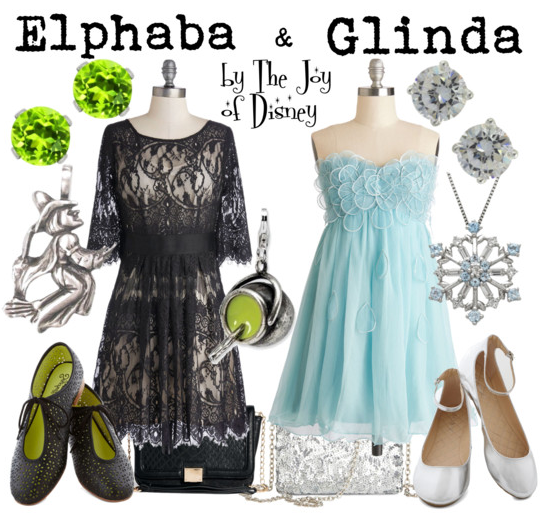 wizard of oz, wicked, elphaba and glinda, elphaba, glinda, fashion blog