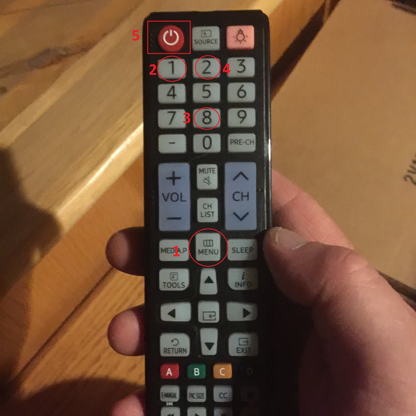 Fiddling With Things Samsung TV out of the box with an upside down picture