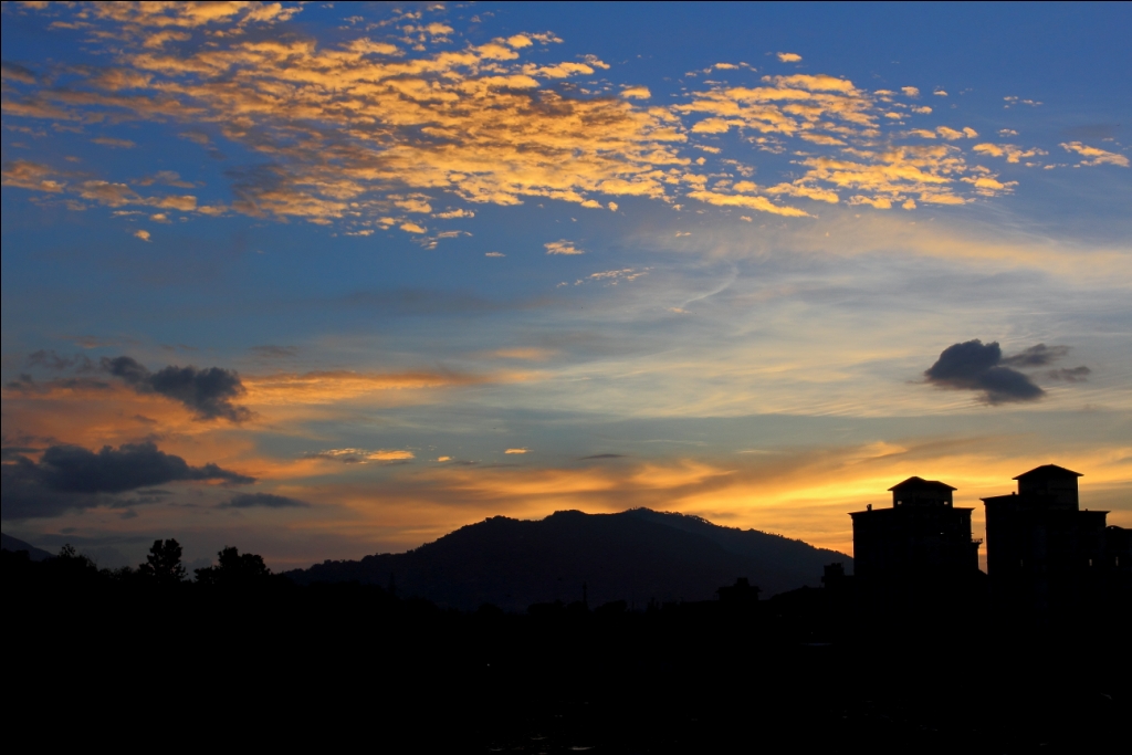 #dawn #sunset #nepal #kathmandu | My Nepal, My Lens