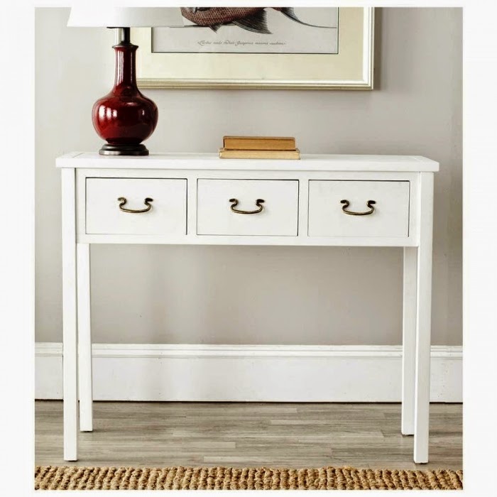 Conseils déco et relooking — 10 Tables consoles blanches pour les couloirs