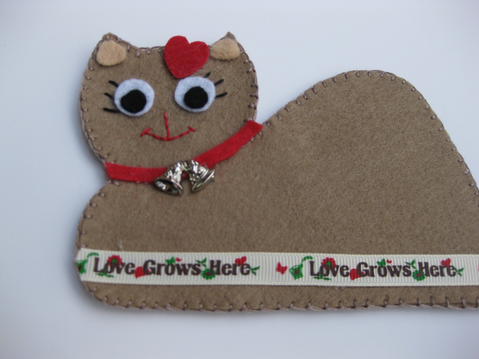 my craft notebook Kedi kitap ayracı