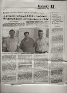 7. EL COMISARIO ERNESTO SANTAMARÍA PROFESOR POLICÍA LOCAL SAGUNTO - ESPAÑA