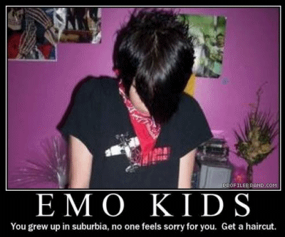 bloody emo boy