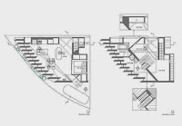 Triangular House in Muko Design with 1 Large Room and Mezzanine by Fujiwara Architects Triangular House in Muko Design with 1 Large Room and Mezzanine by Fujiwara Architects