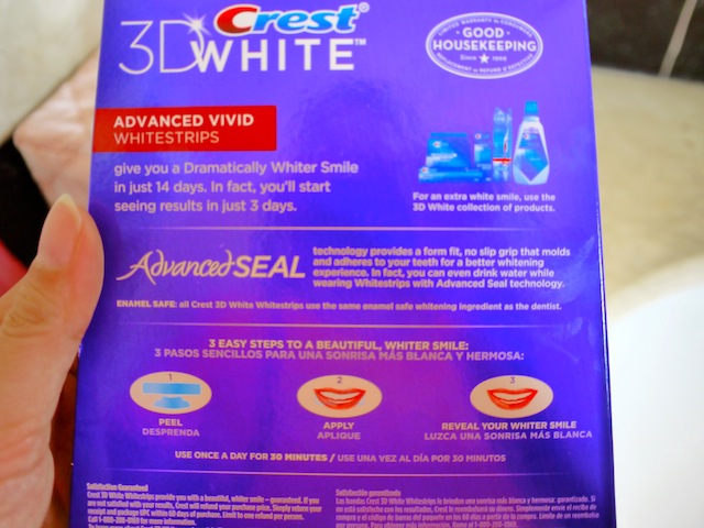 Luvs Samples Crest 3d Whitestrips Advanced Vivid