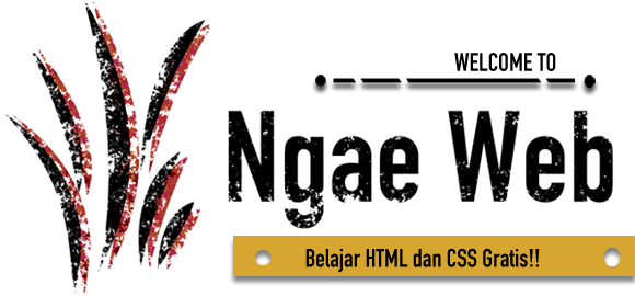 Ngae Web - Belajar HTML dan CSS