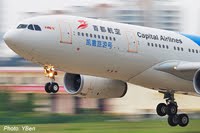 Beijing Capital Airlines flying from Beijing and Hangzhou