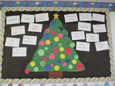 The Pa-Paw Patch, christmas around the world preschool theme, vale nc daycare, vale nc childcare, christmas bulletin board, christmas around the world bulletin board