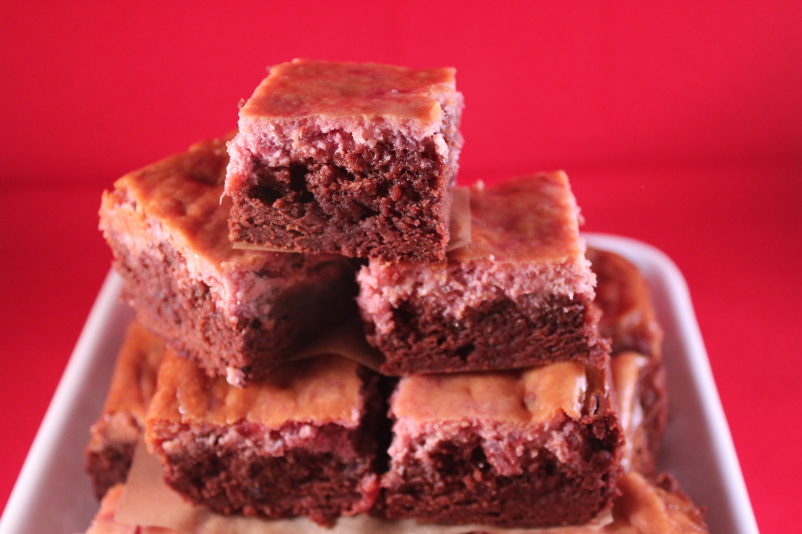 Delicious Dishings Cherry Cream Cheese Brownies