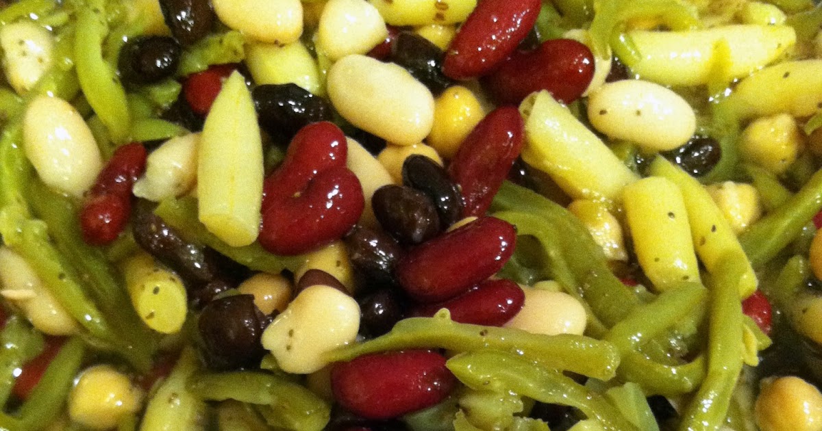 Cookies and Bytes Marinated Six Bean Salad