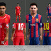 PES 2013 Coutinho & Messi Face with Tattoo by digga