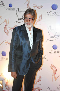  Big B and other celbs at the launch of 'Christian Louboutin' store