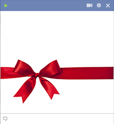 Red bow FB emoticon