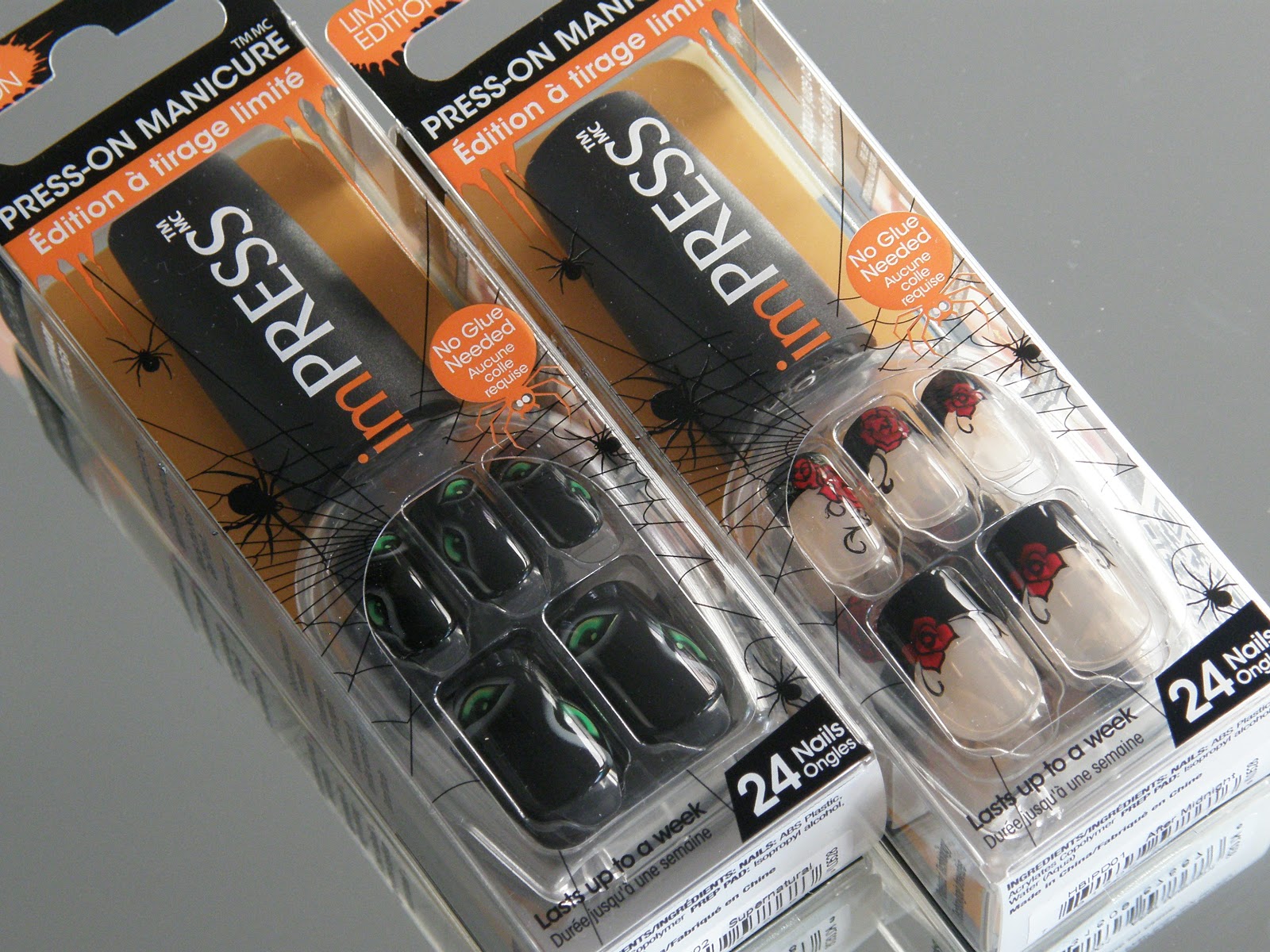 Easy Halloween Nail Art From Impress Review Emerald Eyeliner