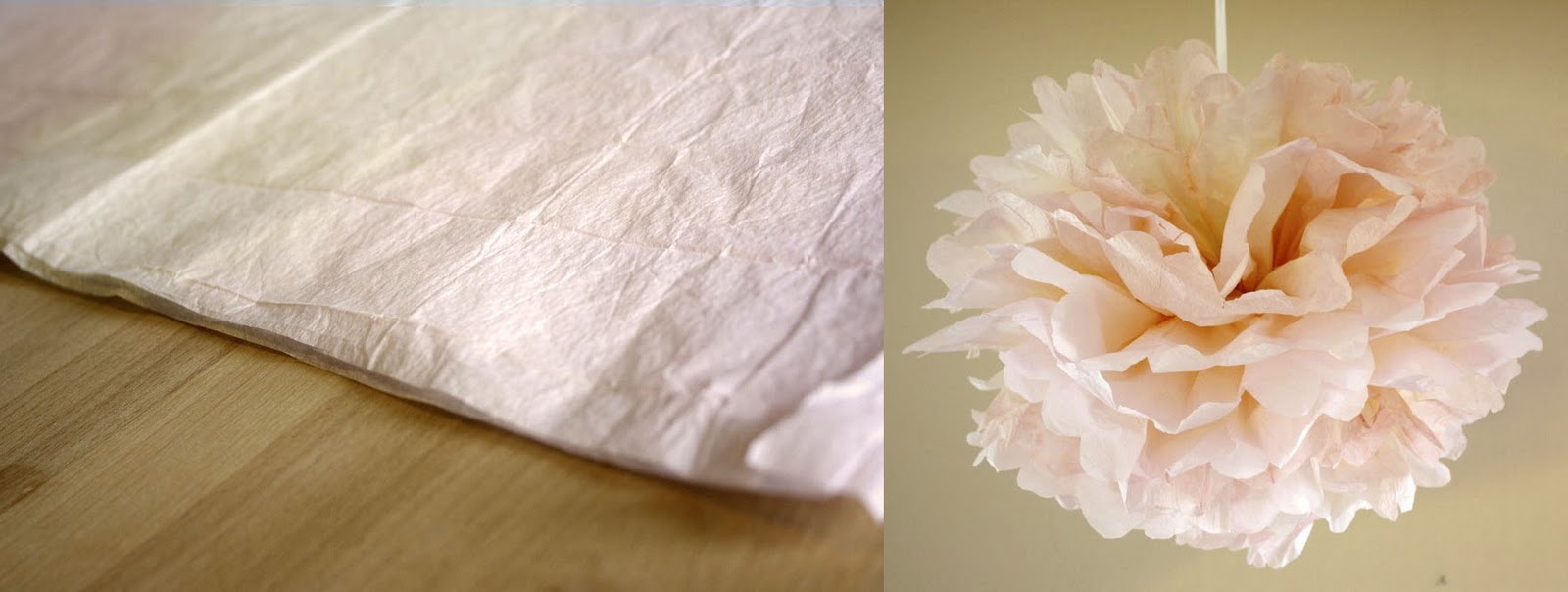 iDoItMyself Dyed Tissue Paper PomPoms