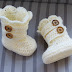 baby booties on Pinterest Crochet Patterns Baby, Crochet Baby Shoes