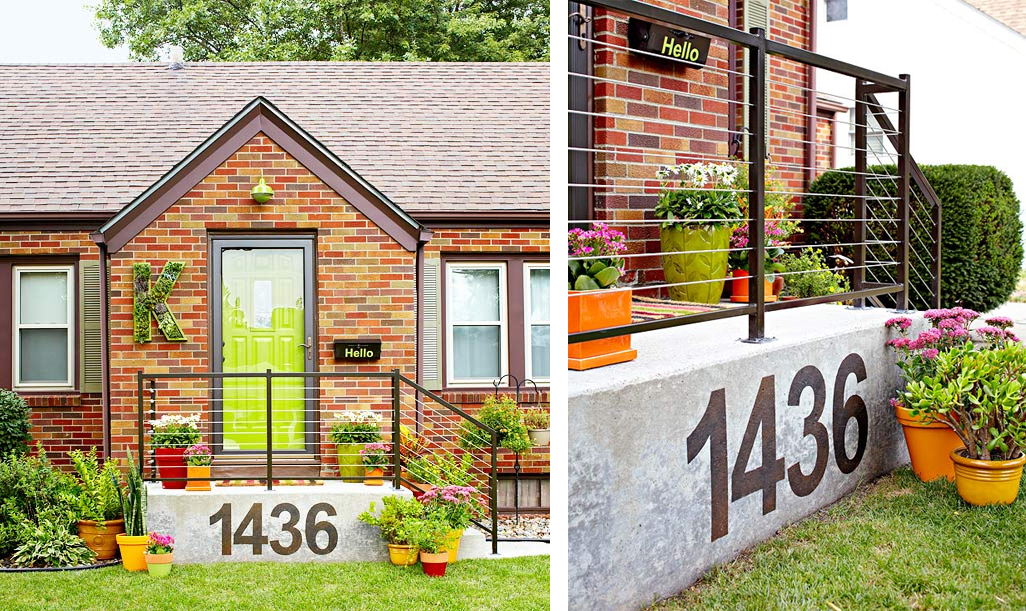 Grosgrain Inspiration Home Concrete Numbers