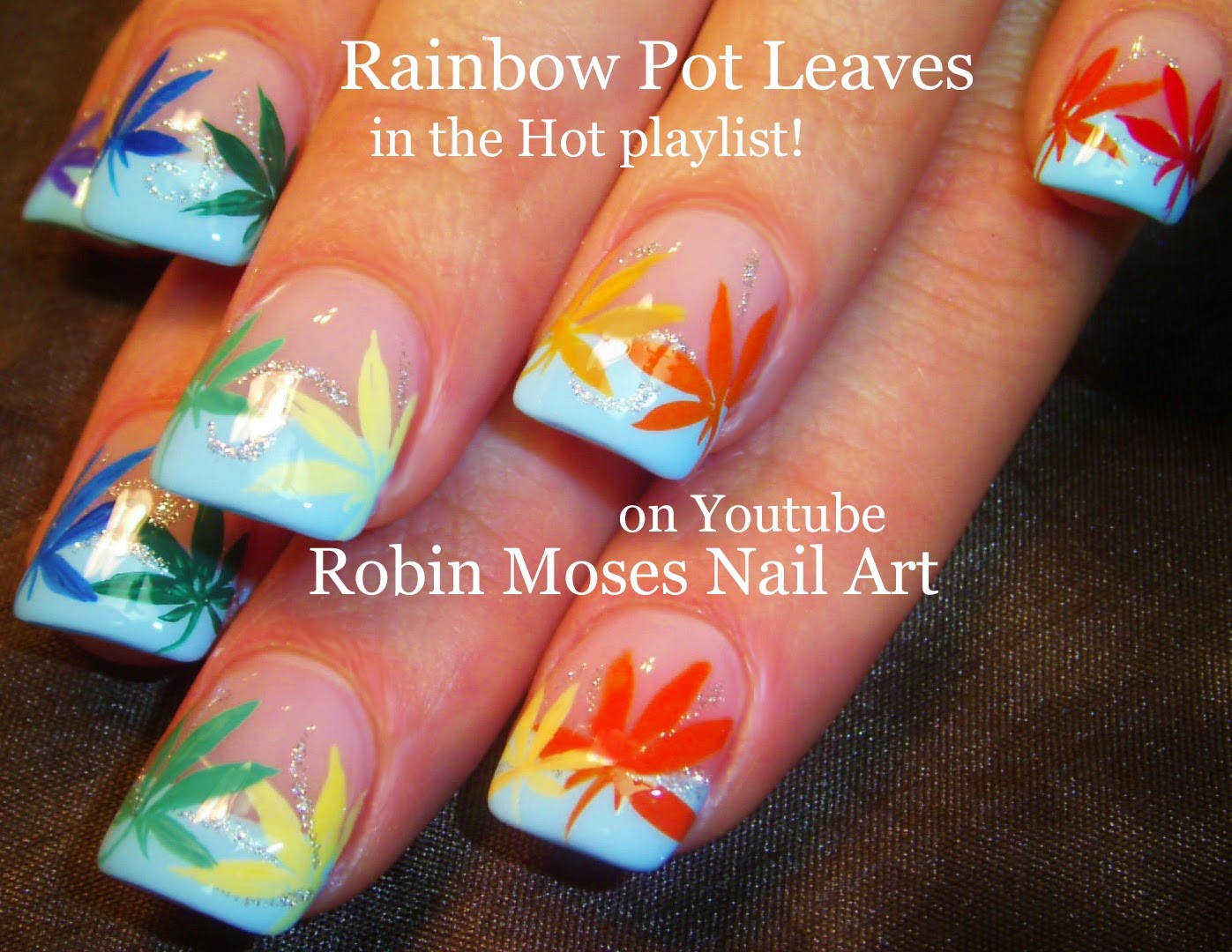 2. How to Create a Pot Leaf Nail Design - wide 6