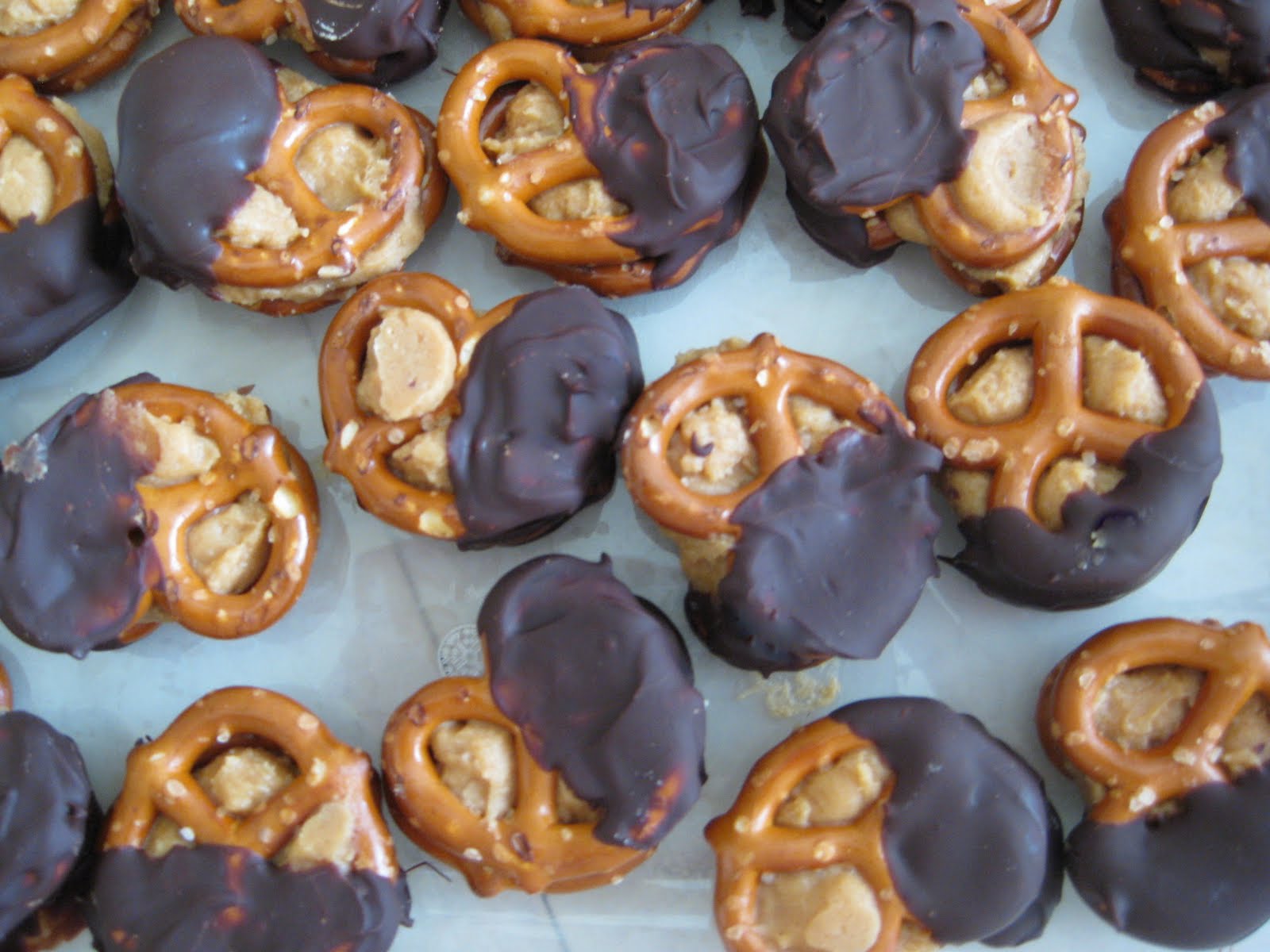 Making a Living Eat ChocolateDipped Peanut Butter Pretzels
