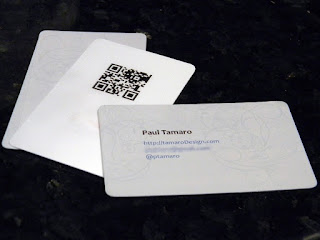 One more photo of my business cards...