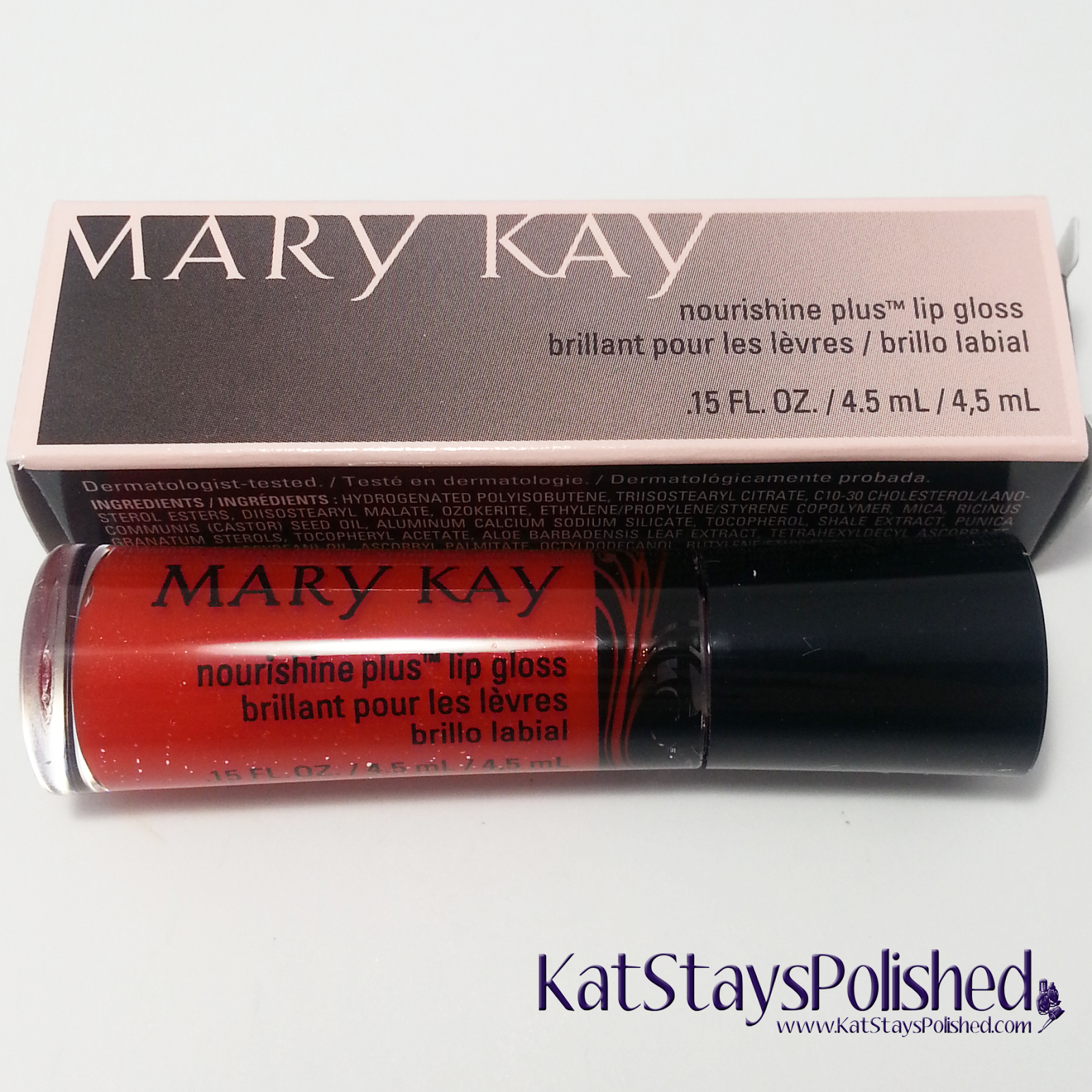 Influenster Mary Kay VoxBox - Nourishing Plus Lip Gloss | Kat Stays Polished