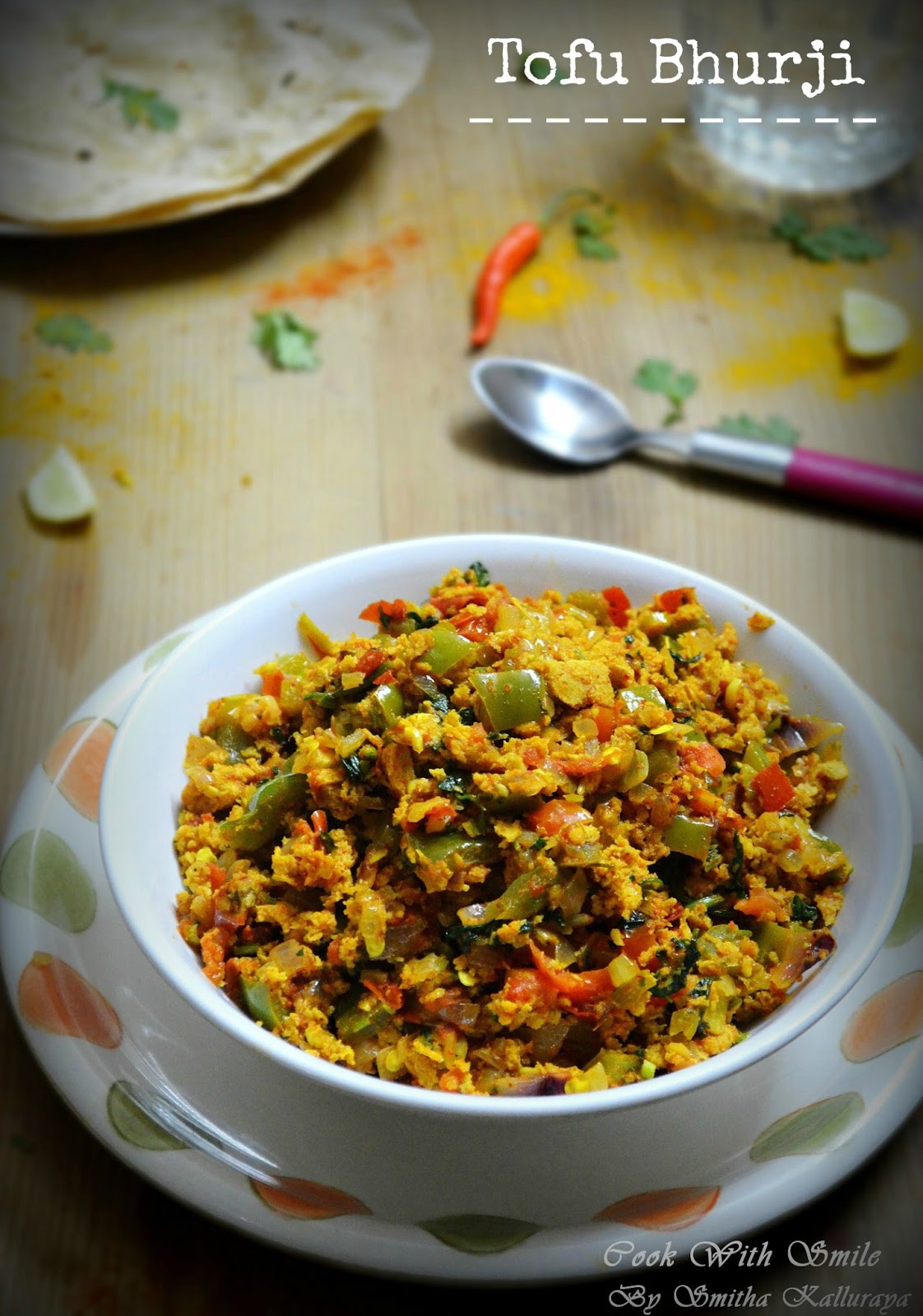 TOFU BHURJI / SCRAMBLED TOFU WITH SPICES INDIAN TOFU RECIPES Cook