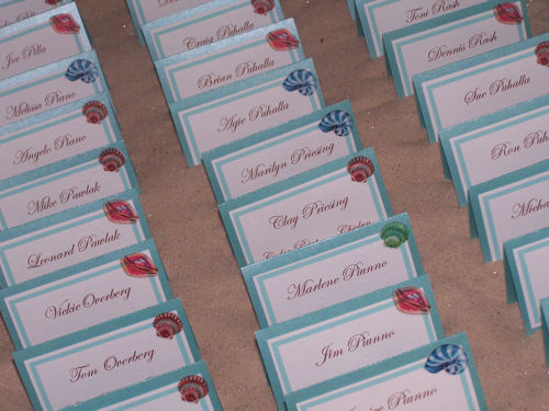 How to write placecards