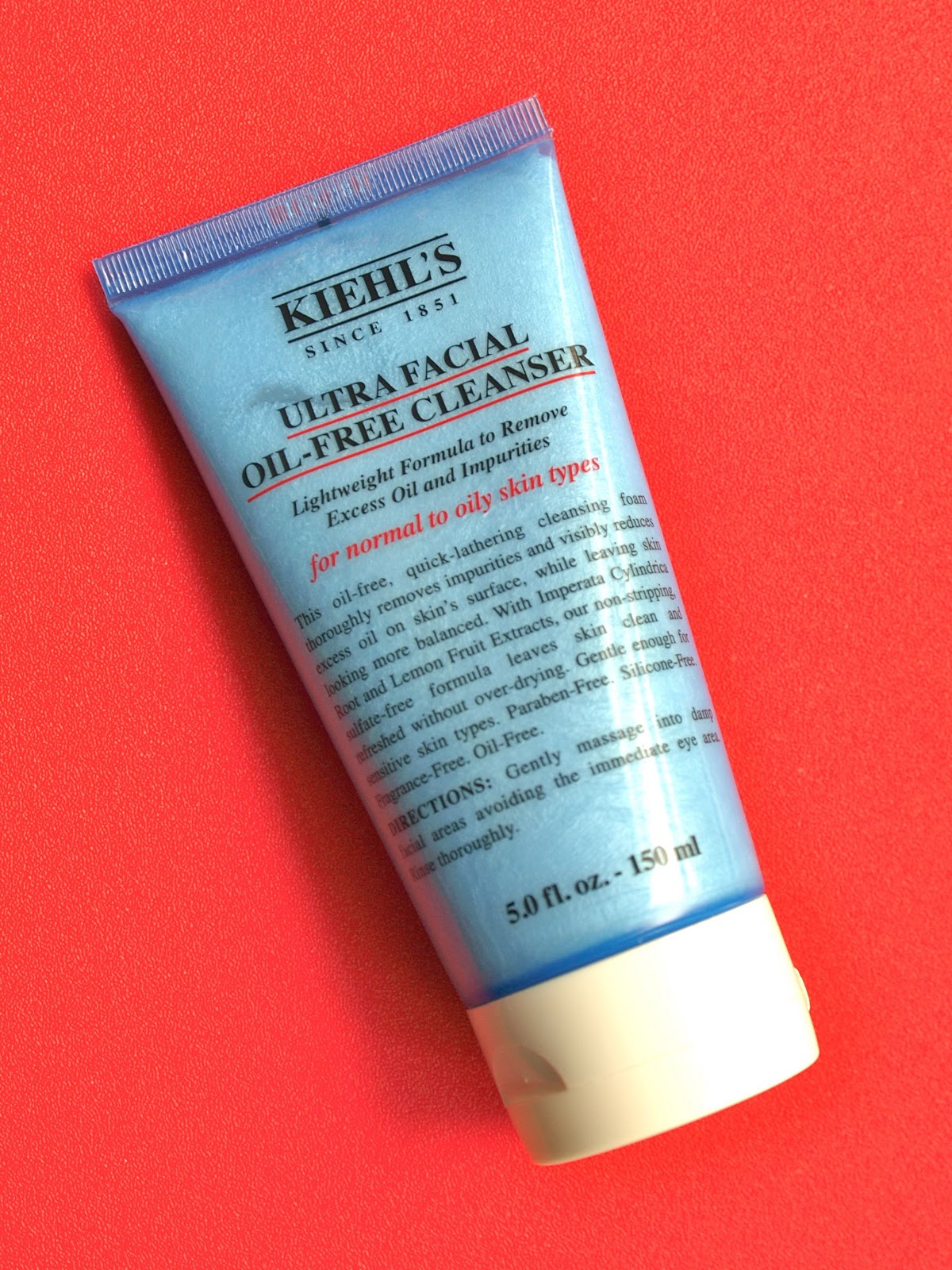 Kiehl's Ultra Facial Oil Free Cleanser Review The Happy Sloths