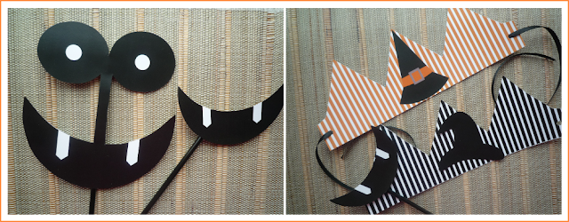 Free halloween printable masks from BistrotChic