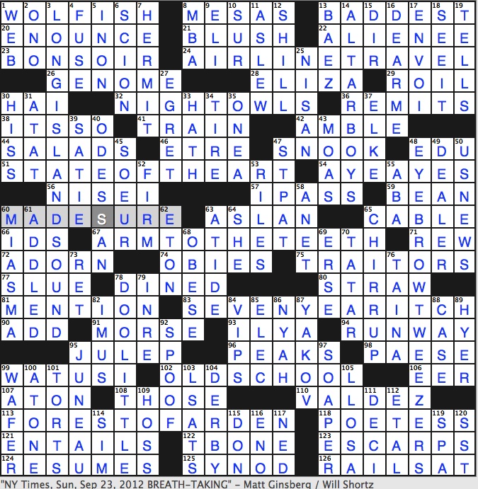 More spiteful crossword clue