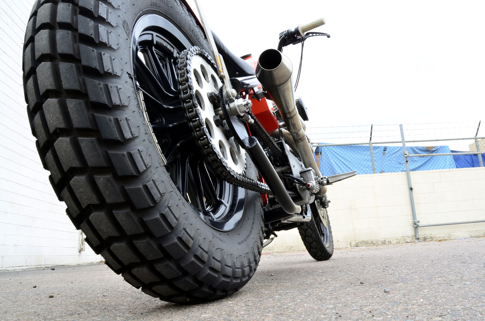Custom street tracker sportster