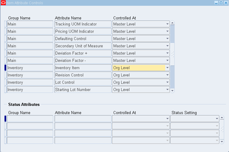 Vipul's Oracle Apps Blog Defining Attribute Controls & Status Attributes