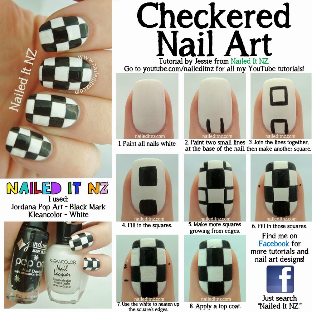 Checkered Nail Art Tutorial + BPS Clothing Review!